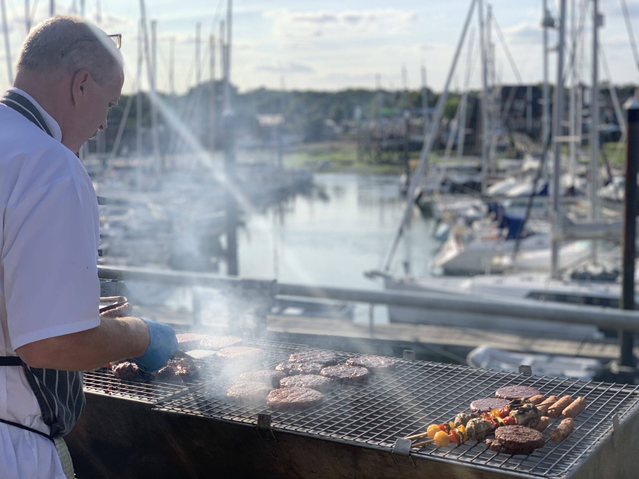 Outdoor barbecue at The Outlook at Fox’s