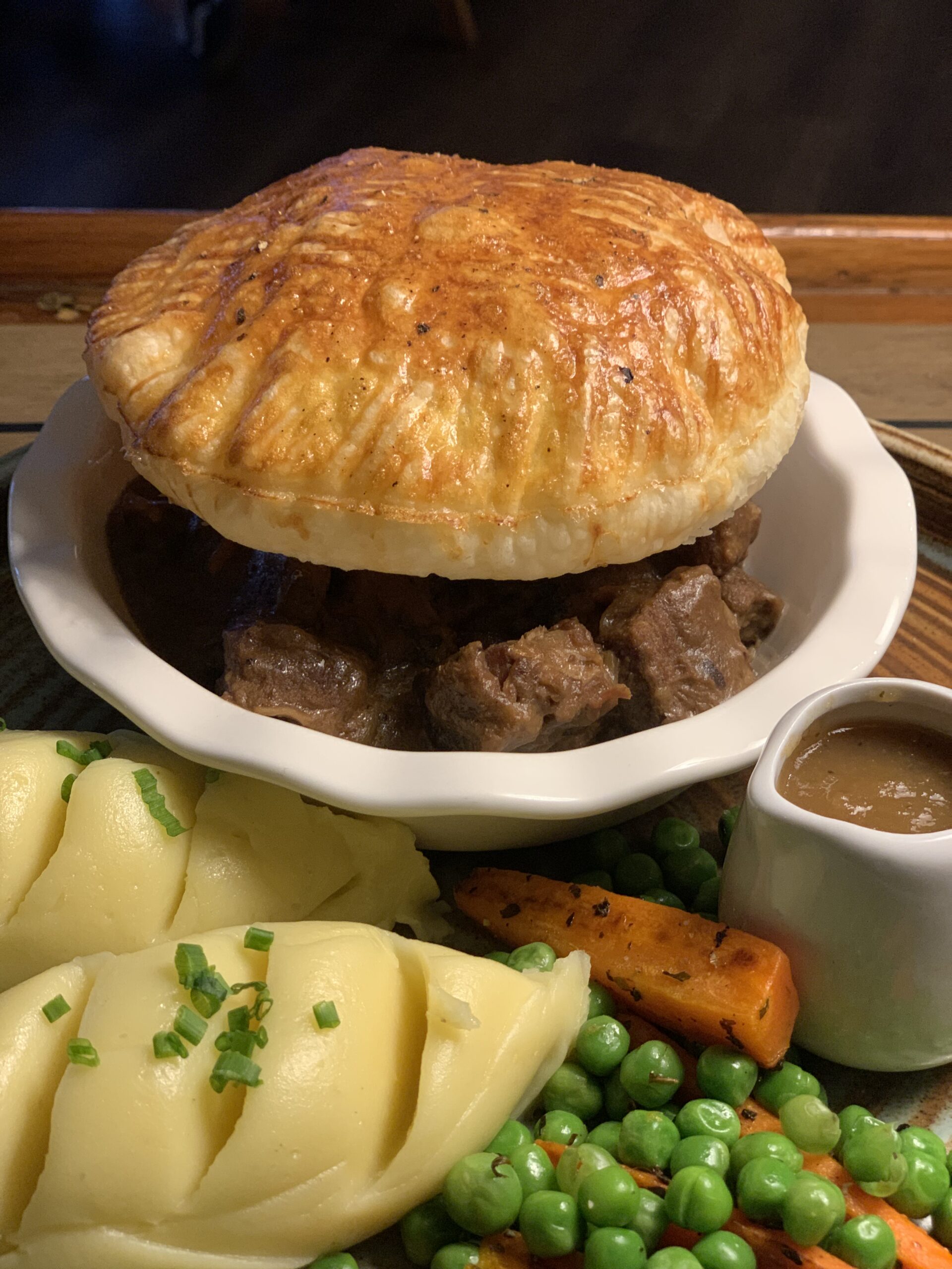 Pie and mash at The Outlook at Fox’s