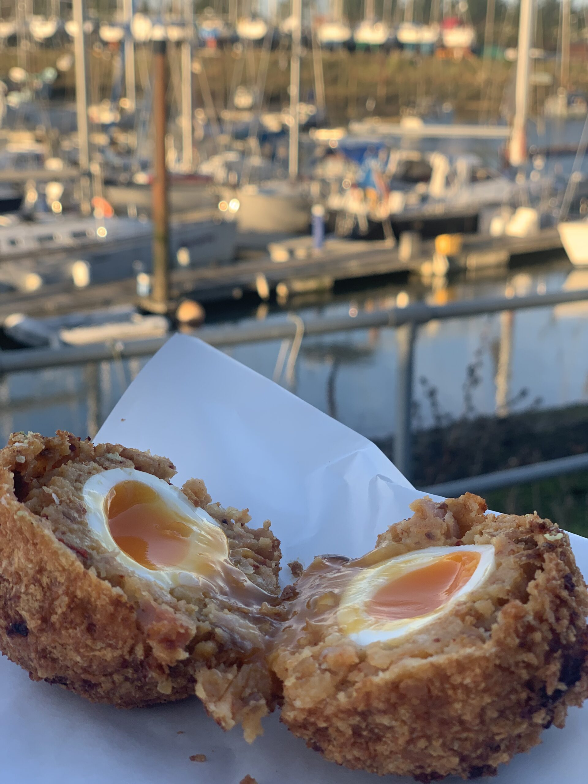 Scotch eggs at The Outlook at Fox’s